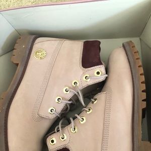 Pink Timberlands